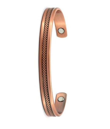 MESH PATTERN COPPER BANGLE
