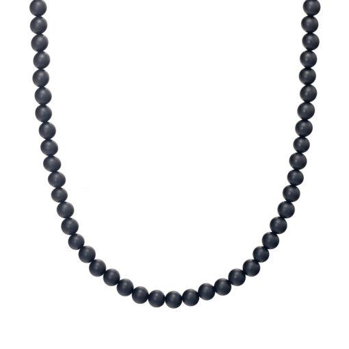 BLK ONYX MENS NECKLACE