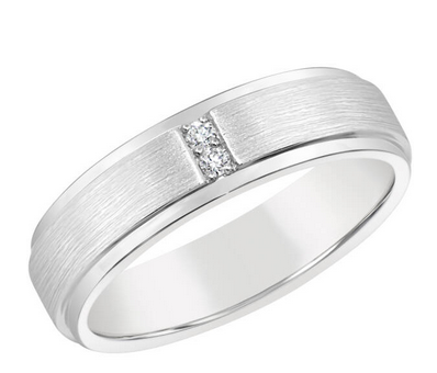 SS MENS RING WITH LAB DIAMOND