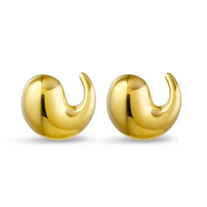 S STEEL SWIRL EARRING S STEEL SWIRL EARRING