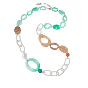 MULTI OVAL LINK NECKLACE MULTI OVAL LINK NECKLACE