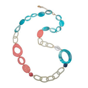 MULTI OVAL LINK NECKLACE MULTI OVAL LINK NECKLACE