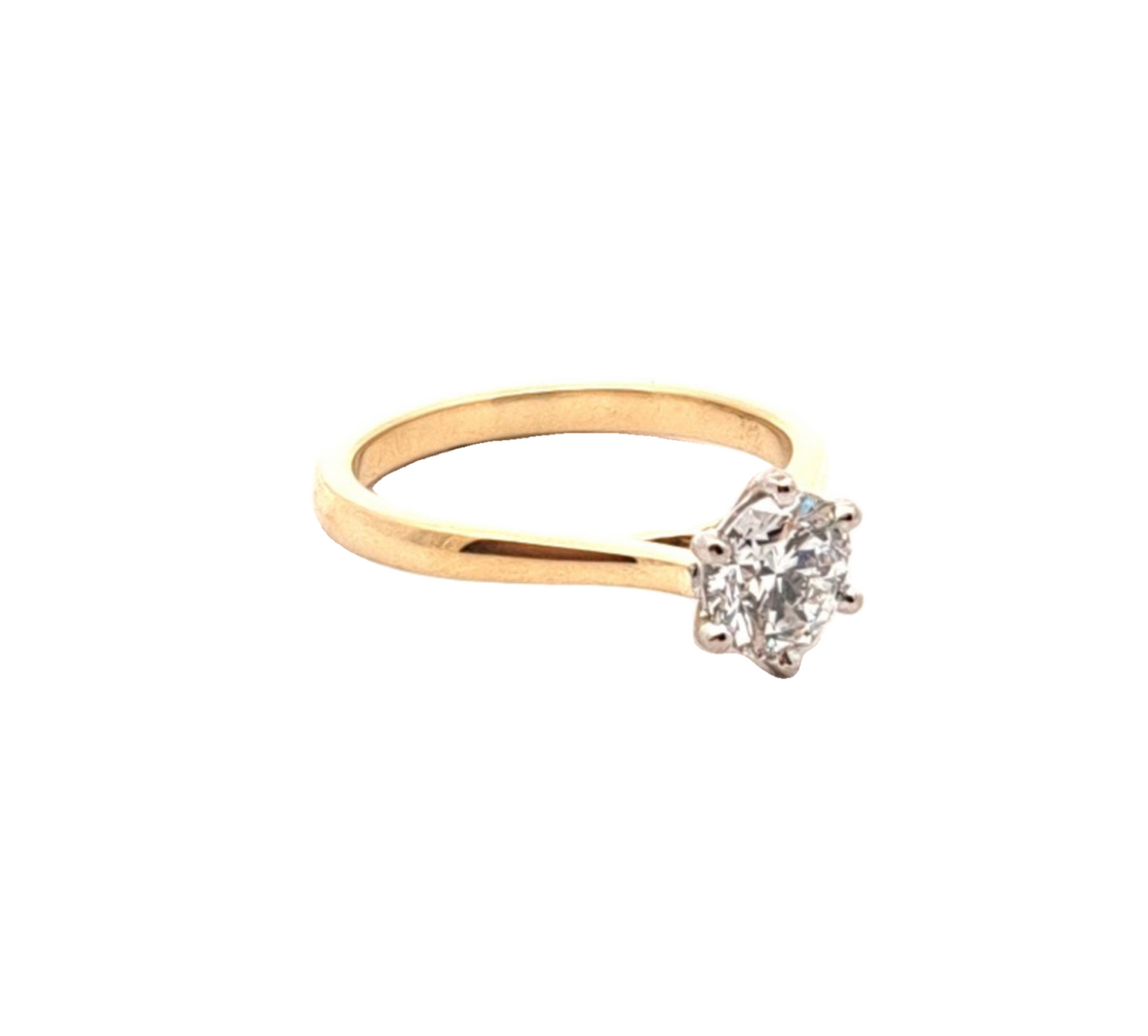 18 TT DIAMOND SOLITAIRE RING