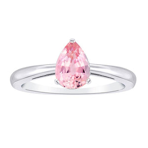 14WG LAB PINK DIAMOND RING 14WG LAB PINK DIAMOND RING