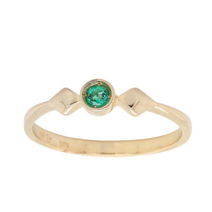 9 YG BIRON EMERALD RING 9 YG BIRON EMERALD RING