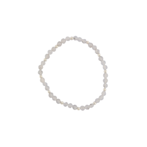AQUA CHALCEDONY FACET 4MM GEM BRACELET AQUA CHALCEDONY FACET 4MM GEM BRACELET
