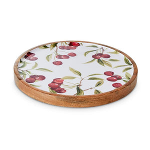 CHERRY ROUND PLATTER CHERRY ROUND PLATTER