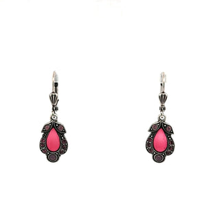 AU BOUT DES REVES PINK DROP EARRINGS AU BOUT DES REVES PINK DROP EARRINGS