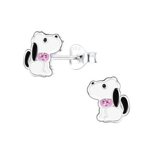 STERLING SILVER DOG STUD EARRINGS STERLING SILVER DOG STUD EARRINGS