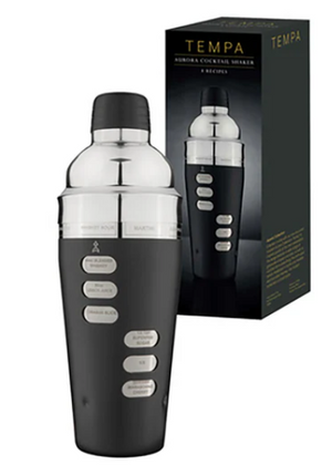 AURORA RECIPE MATT BLACK COCKTAIL SHAKER AURORA RECIPE MATT BLACK COCKTAIL SHAKER