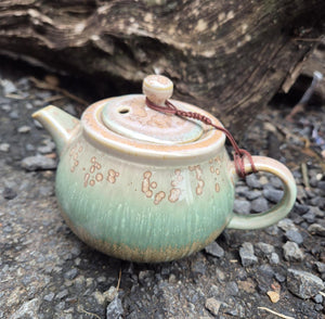 TINKERBELL TEAPOT - RAINFOREST JASPER TINKERBELL TEAPOT - RAINFOREST JASPER