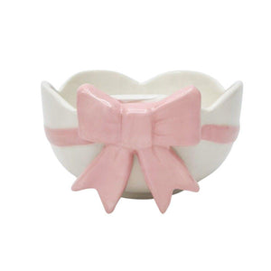 PINK BOW BOWL PINK BOW BOWL