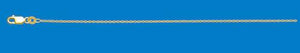STERLING SILVER 9CT GOLD PLATED CABLE CHAIN STERLING SILVER 9CT GOLD PLATED CABLE CHAIN
