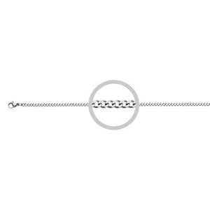 STAINLESS STEEL CURB CHAIN - 55CM STAINLESS STEEL CURB CHAIN - 55CM