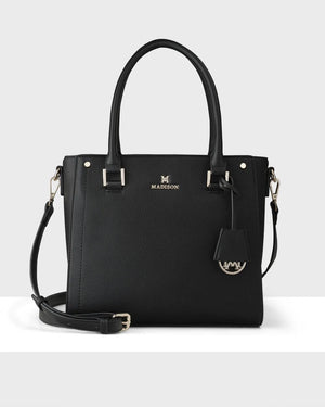 ANGIE SATCHEL BAG - BLACK ANGIE SATCHEL BAG - BLACK