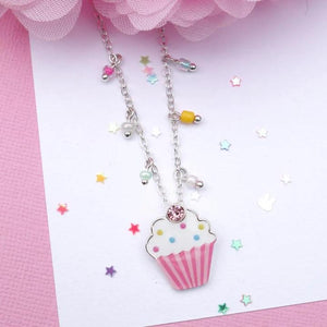 Tea Party Cupcake Necklace Tea Party Cupcake Necklace