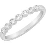 9ct White Gold Diamond Ring