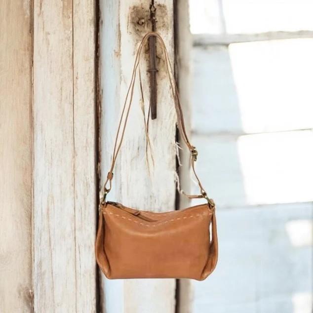 Cosgrove & Co Jade Camel - Slouch cross body bag