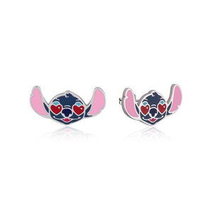 ECC DISNEY LILO AND STITCH HEART EYES ENAMEL STUD EARRINGS ECC DISNEY LILO AND STITCH HEART EYES ENAMEL STUD EARRINGS