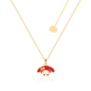 ECC Sanrio Hello Kitty My Melody Head Necklace GP ECC Sanrio Hello Kitty My Melody Head Necklace GP