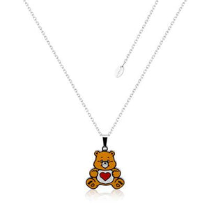 ECC Care Bears Tenderheart Bear Belly Badge Enamel Necklace ECC Care Bears Tenderheart Bear Belly Badge Enamel Necklace