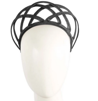 BLACK CROWN FASCINATOR