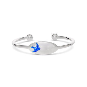 Charlie Bluebird Cuff Bangle Silver 45mm Charlie Bluebird Cuff Bangle Silver 45mm