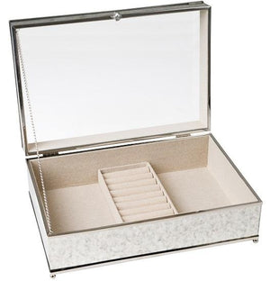 Russell Collection Giftware - Duroi Jewellery Box With Mirror Large Russell Collection Giftware - Duroi Jewellery Box With Mirror Large