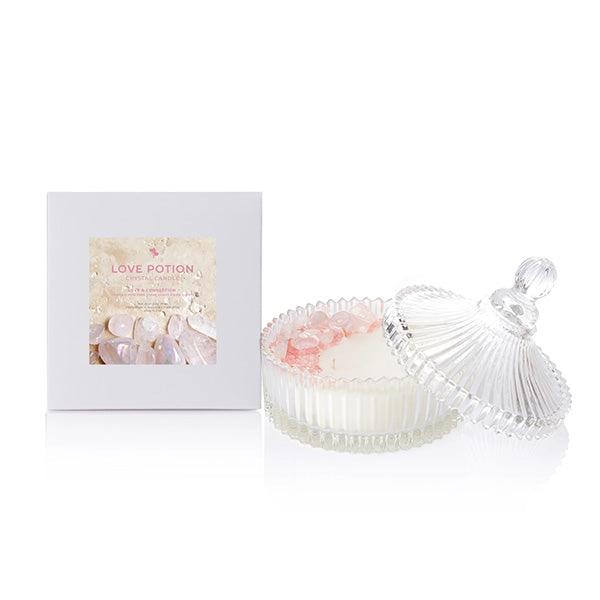 Love Potion Crystal Candle - Extra Large
