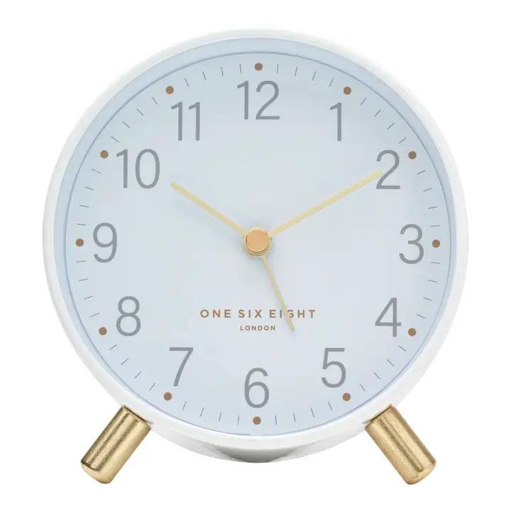 Maisie White Silent Alarm Clock