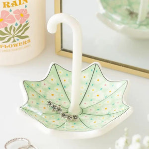 Floral Umbrella Trinket Dish Floral Umbrella Trinket Dish