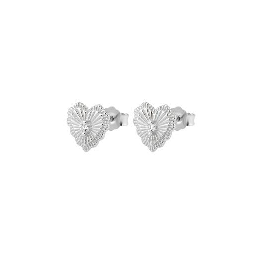 SS RADIATING HEART STUDS