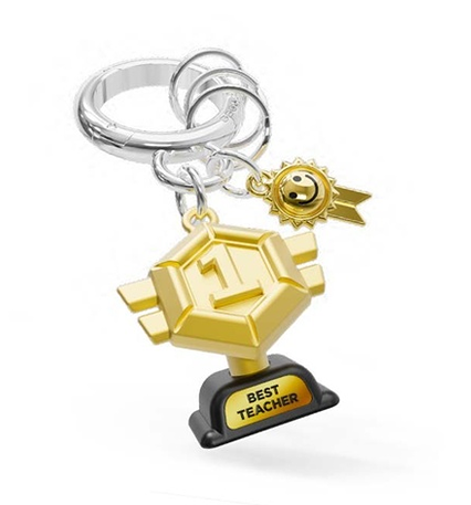 KEYCHAIN TROPHY TEACHER