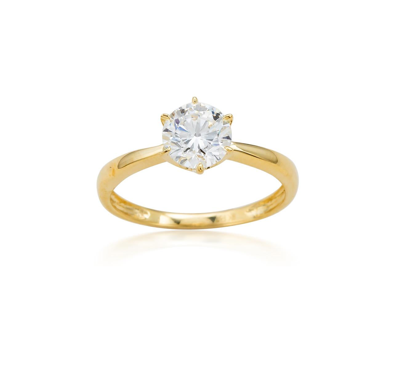9CT YG 1.2CT LGD SOLITAIRE