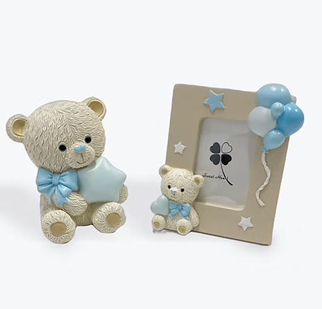 BLUE FRAME AND MONEY BOX SET