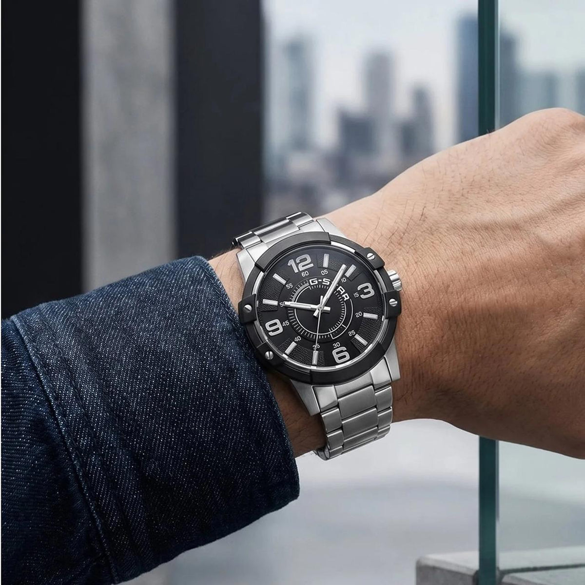 G-STAR CONSTRUCTED SILVER