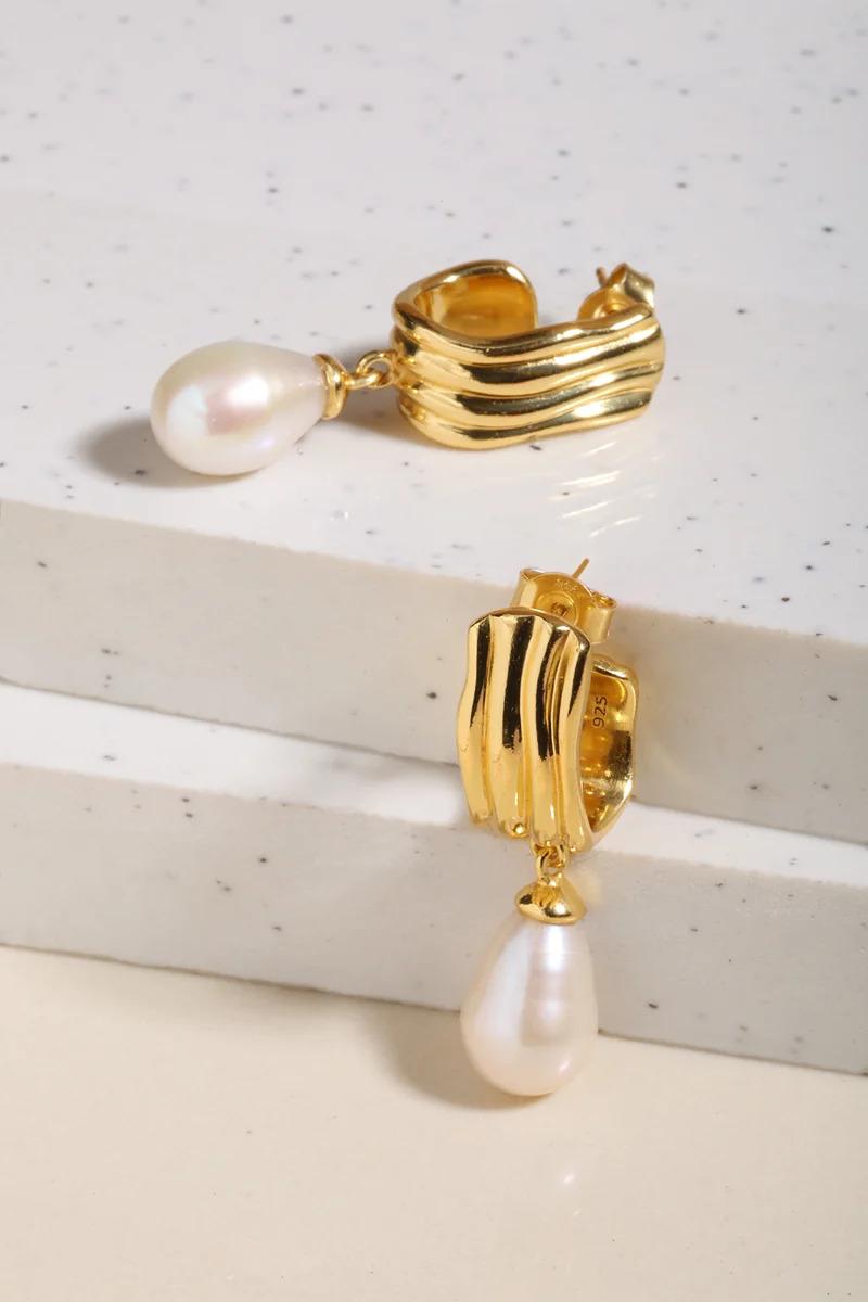 CHRYSSA GP FWP RIPPLE EARRINGS