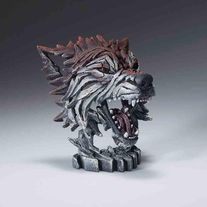 EDGE MINIATURE WOLF BUST