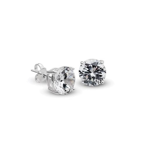SS CLAW SET CZ STUDS 6MM