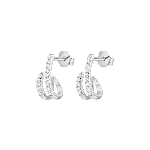 SS CZ COBRA TWIRL STUDS