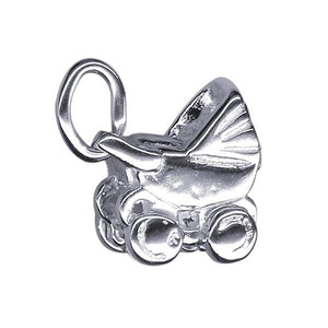 STERLING SILVER PRAM CHARM STERLING SILVER PRAM CHARM