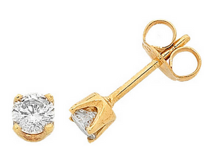 9YG DIAMOND STUDS 9YG DIAMOND STUDS