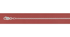 STERLING SILVER CABLE CHAIN - 55CM STERLING SILVER CABLE CHAIN - 55CM