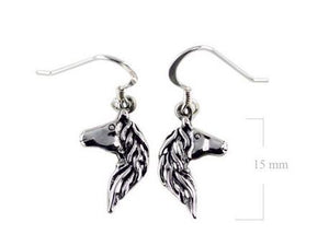 SS DANGLE HORSE HEAD EARRINGS SS DANGLE HORSE HEAD EARRINGS
