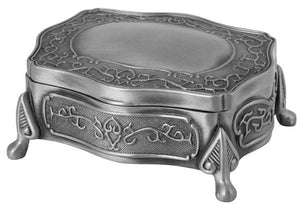 MEGAN PEWTER JEWEL BOX MEGAN PEWTER JEWEL BOX