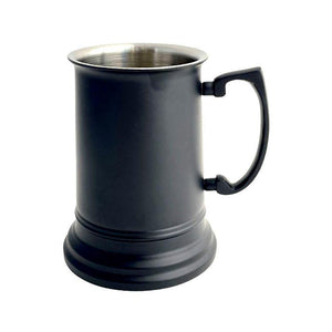 BLACK STAINLESS STEEL MUG BLACK STAINLESS STEEL MUG