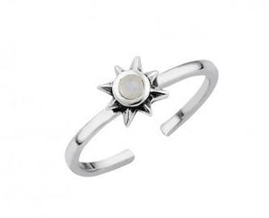 SS MOONSTONE TOE RING SS MOONSTONE TOE RING