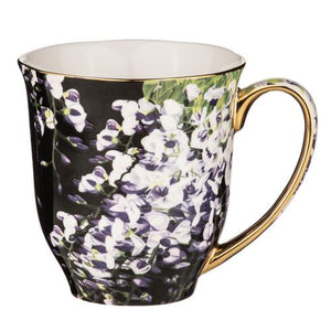 DARK FLORALS WISTERIA TEACUP DARK FLORALS WISTERIA TEACUP