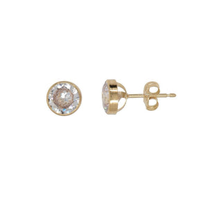 9YG 6MM CZ STUD 9YG 6MM CZ STUD