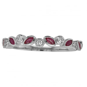 9WG RUBY & DIAMOND RING 9WG RUBY & DIAMOND RING